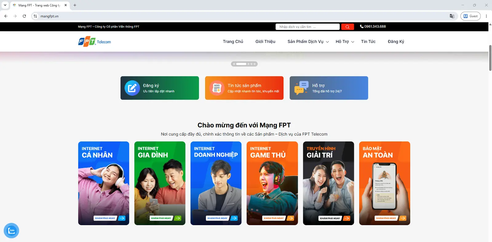MangFPT.vn và định hướng phát triển kênh thông tin viễn thông