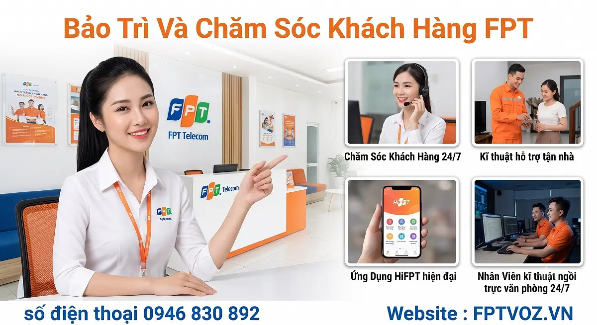 Bảo Trì Và Chăm Sóc Khách Hàng FPT