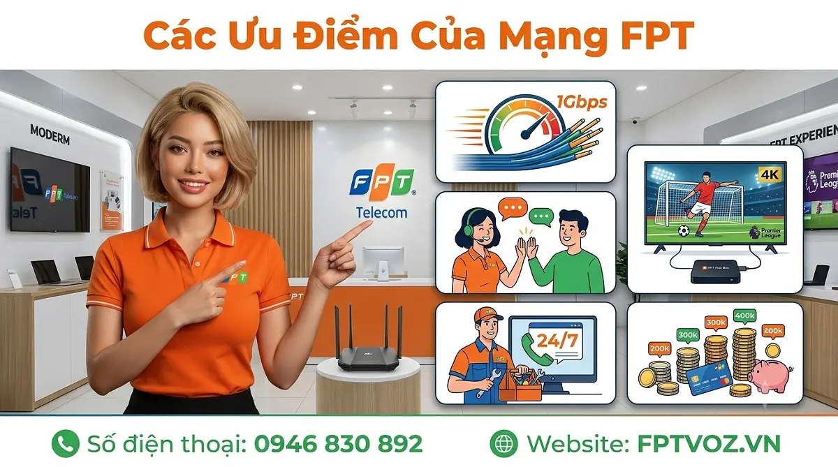 Các Ưu Điểm Của Mạng FPT