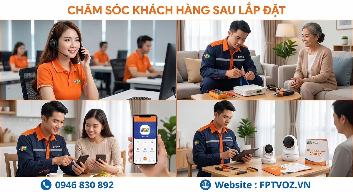 Chăm Sóc Khách Hàng Sau Lắp Đặt