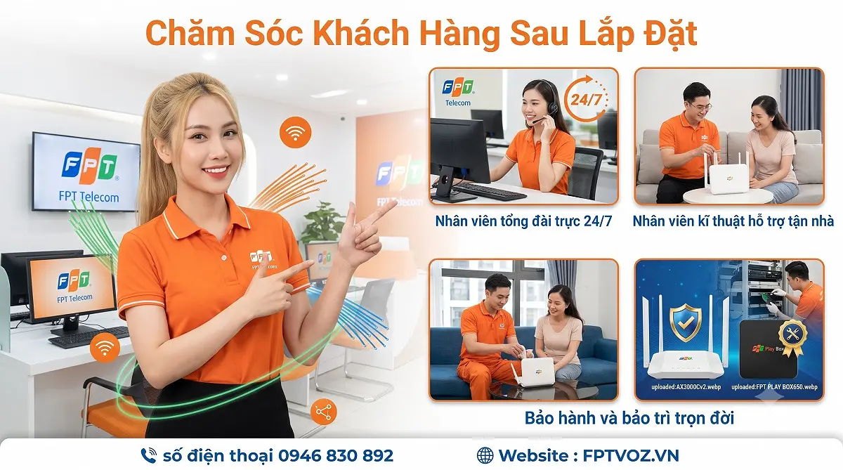 Chăm Sóc Khách Hàng Sau Lắp Đặt