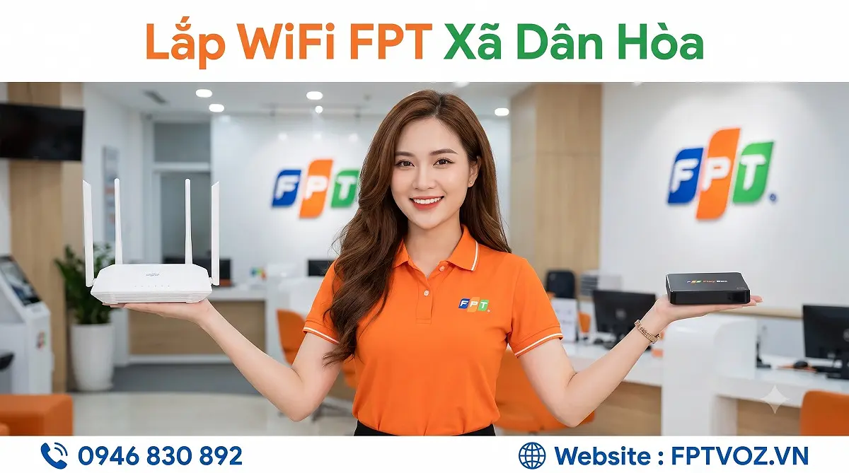 Lắp WiFi FPT Xã Dân Hòa
