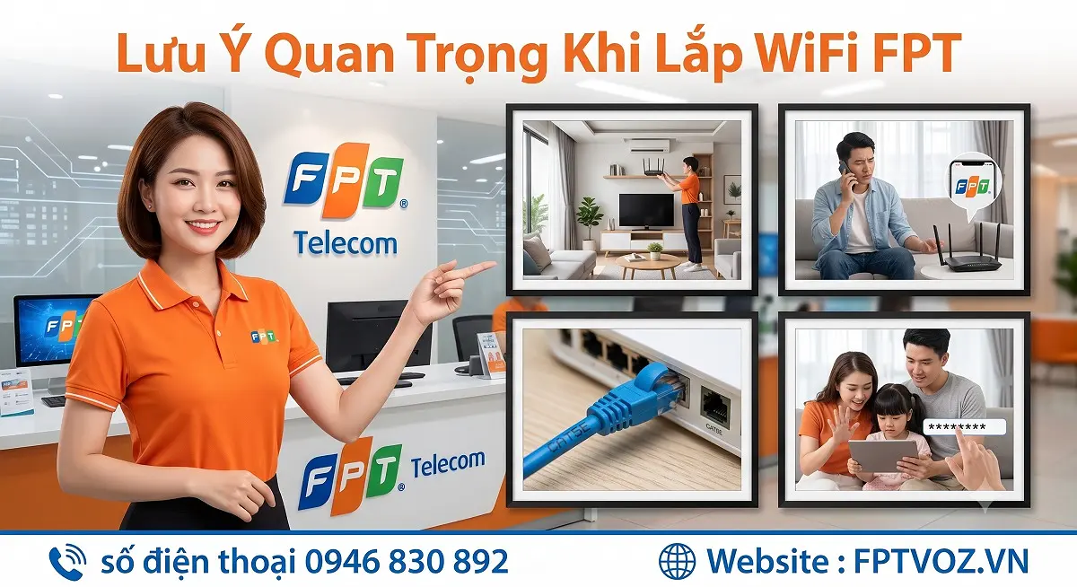 Lưu Ý Quan Trọng Khi Lắp WiFi FPT