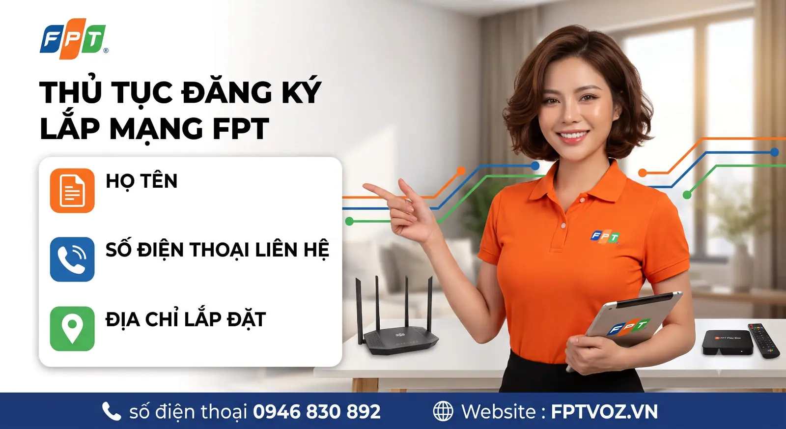 Thủ Tục Đăng Ký Lắp Mạng FPT