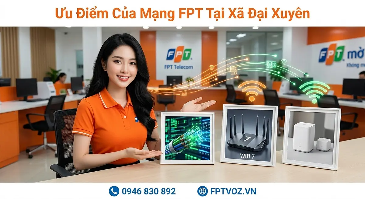 Ưu Điểm Của Internet FPT Tại Xã Đại Xuyên